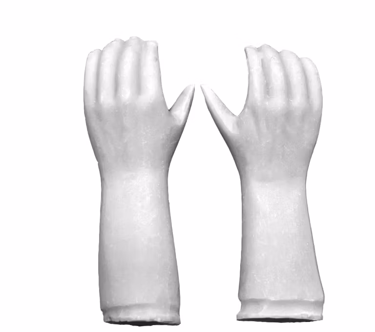 Händer Marmoli man, 7 cm