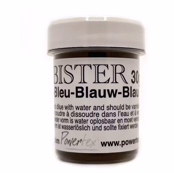 Bister pulver, blå 30 g