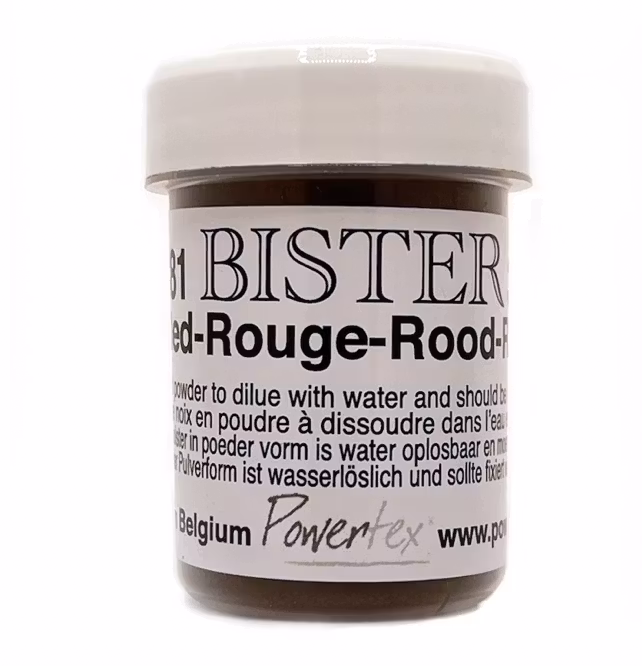Bister pulver, röd 30 g