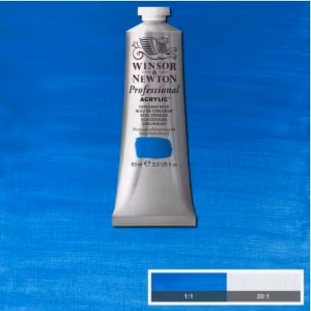 Winsor & Newton prof. 60ml - Cerulean Blue 137