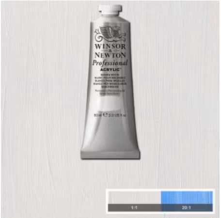 Winsor & Newton prof. 60ml - Mixing White 415