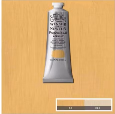 Winsor & Newton prof. 60ml - Naples Yellow 422