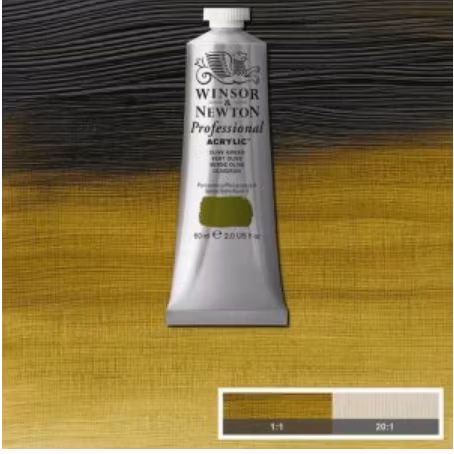 Winsor & Newton prof. 60ml -  Olive Green 447