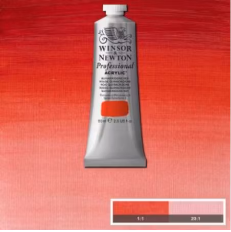 Winsor & Newton prof. 60ml - Quinacridone red 548