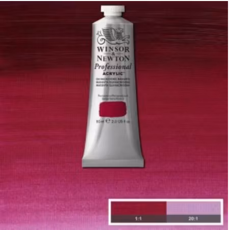 Winsor & Newton prof. 60ml - Quinacridone Magenta 545