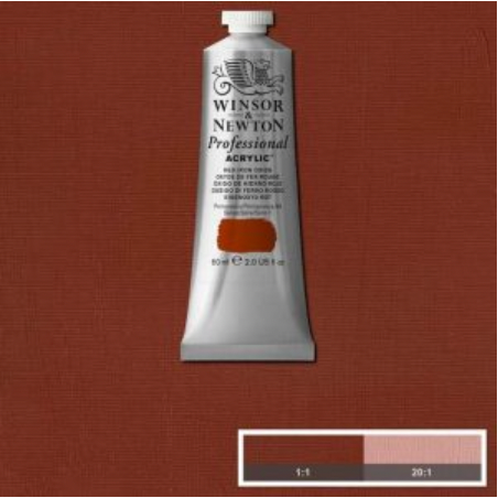 Winsor & Newton prof. 60ml - Red Iron Oxide 560