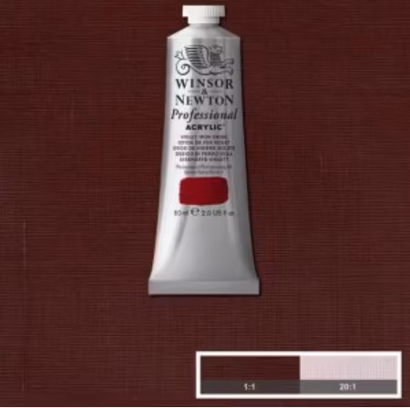 Winsor & Newton prof. 60ml - Violet Iron Oxide 691