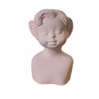 Flicka med tofsar, 10cm