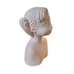 Flicka med tofsar, 10cm