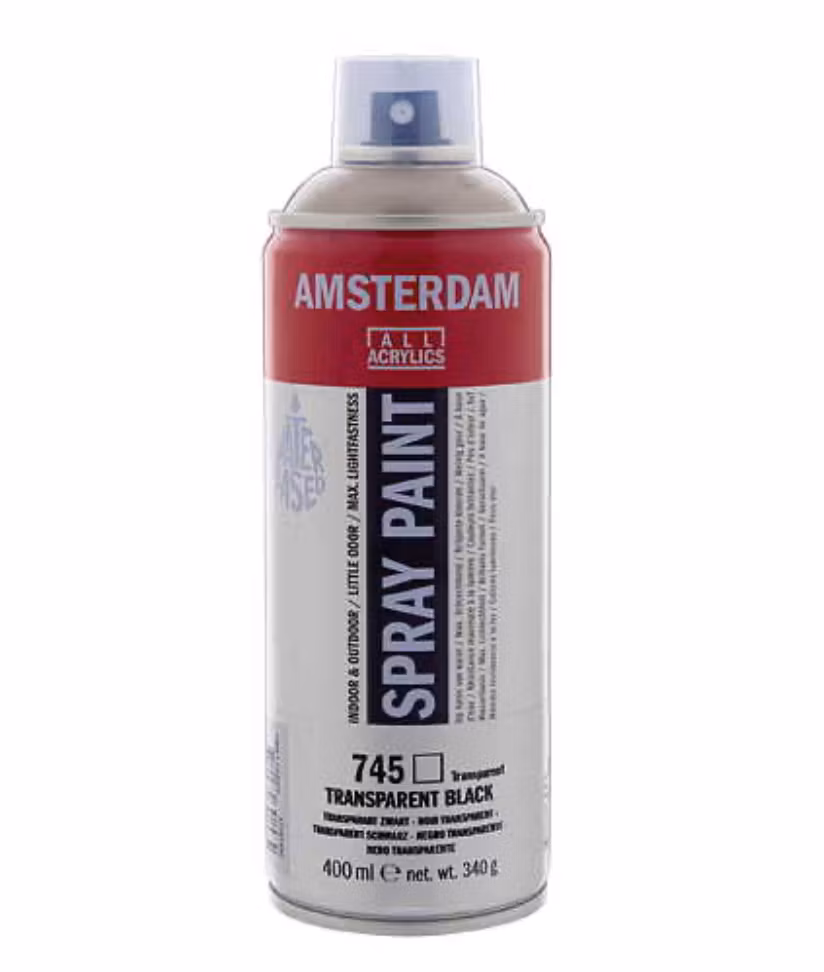 745 Transparent Black Amsterdam spray