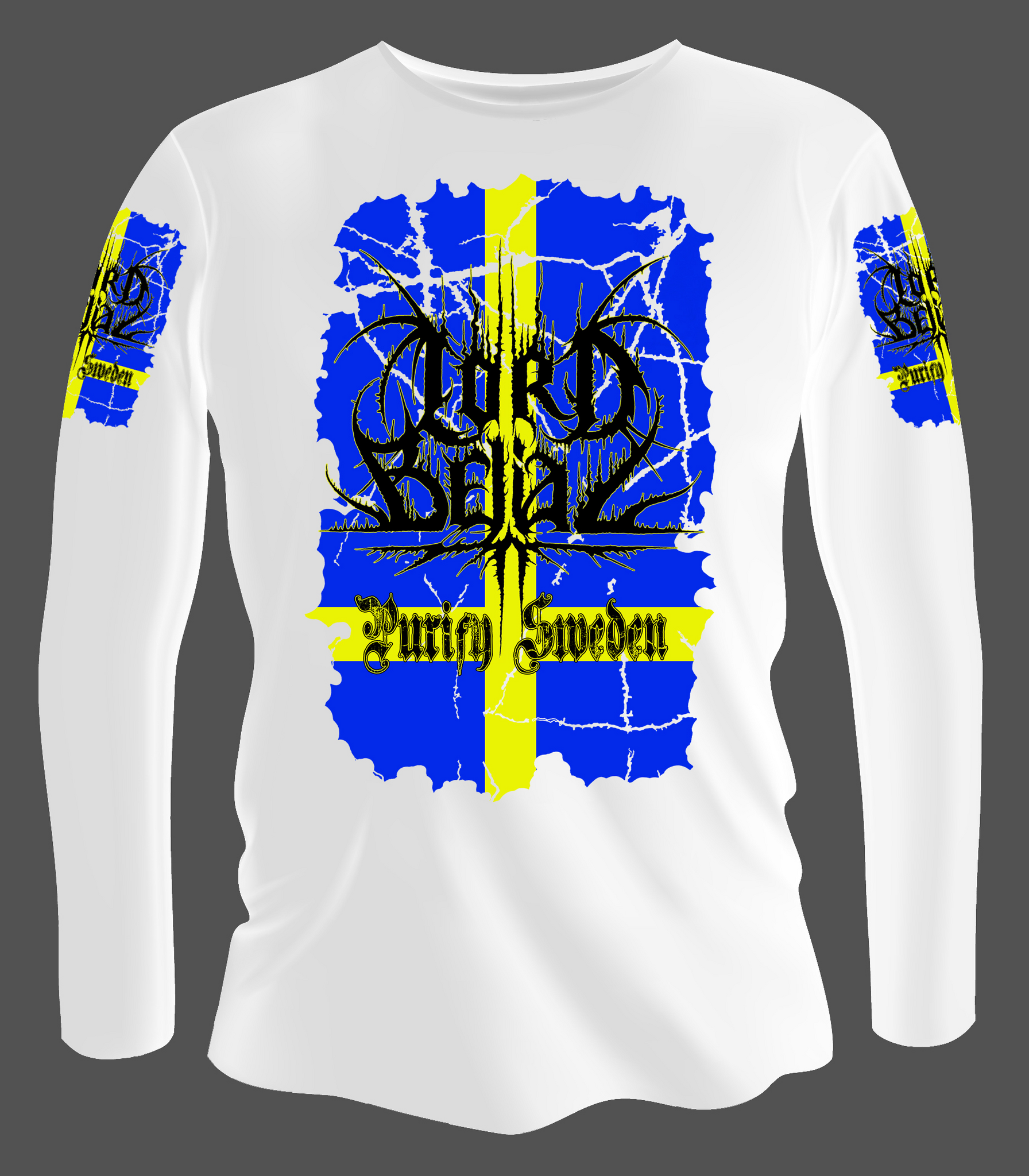 LORD BELIAL - Purify Sweden - White LONGSLEEVE