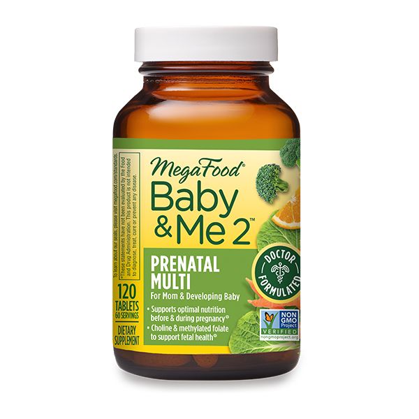 Baby & Me 2 Prenatal Multi, (120 tabl)