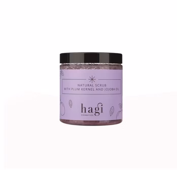 Hagi Body Scrub - Plum Kernel Oil & jojoba Oil, 300g
