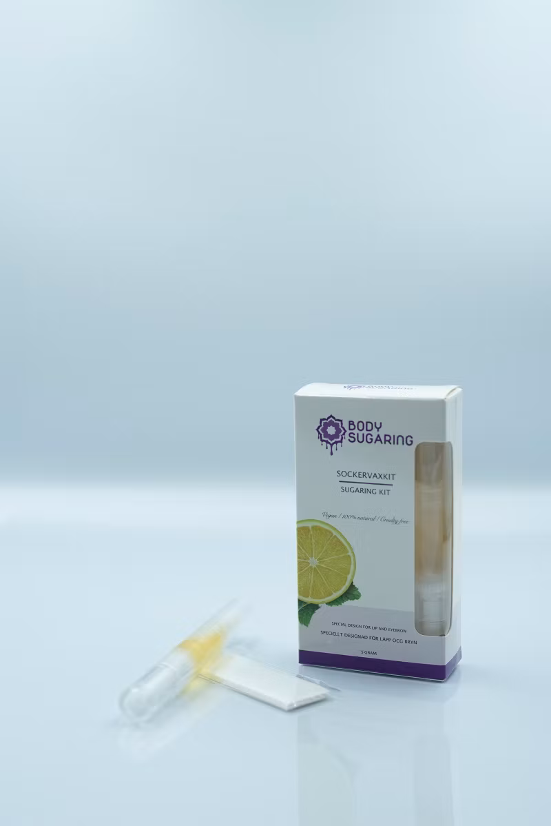 Body Sugaring - Sockervaxkit för ansikte (läpp och bryn)