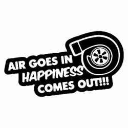 Dekal - Air goes in happiness comes out