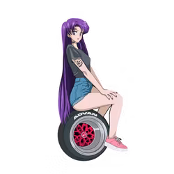 Doftgran - Tjej med fälg #3