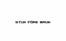 Dekal - Stuk före bruk
