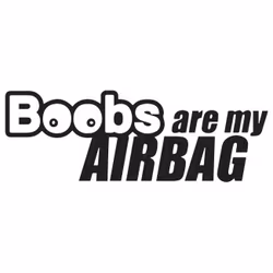 Dekal - Boobs are my airbag