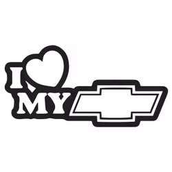 Dekal - I love my Chevy
