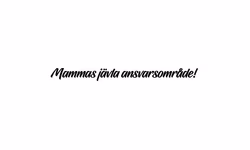 Dekal - Mammas jävla ansvarsområde #2