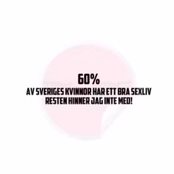 Dekal - 60% av sveriges kvinnor...