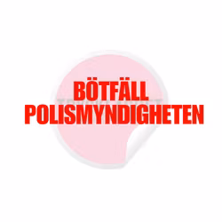 Dekal - Bötfäll Polismyndigheten