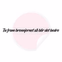 Dekal - Ta fram brennjernet så blir det..