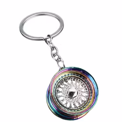 Nyckelring - Fälg oljefärgad