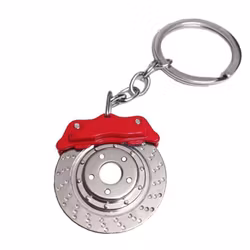 Nyckelring - Bromsskiva röd