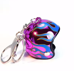 Nyckelring - Lila hjälm