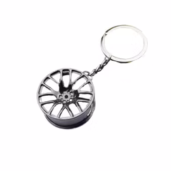 Nyckelring - Fälg mörkgrå