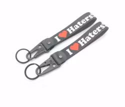 Nyckelring - I love haters