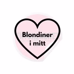 Dekal - Blondiner i mitt hjärta