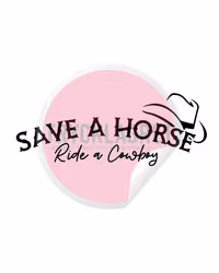 Dekal - Save a horse ride a cowboy 2