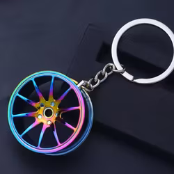 Nyckelring - Oljefärgad fälg 2