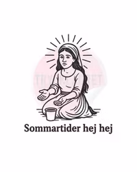 Dekal - Sommartider hej hej