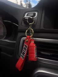 Nyckelring - Röd Prime