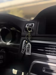 Nyckelring - Svartvit Prime