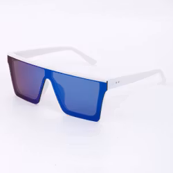 Solglasögon - Blå med vit båge