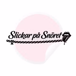 Dekal - Slickar på Snöret