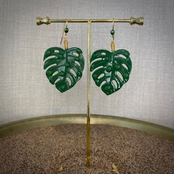 Örhänge Forest Monstera