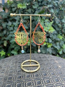 Örhänge Bohem Soul Fjäril/macramé