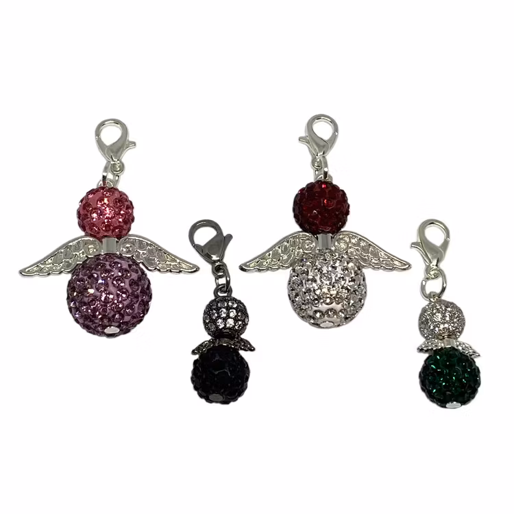 Shamballapärlor 10 mm svarta