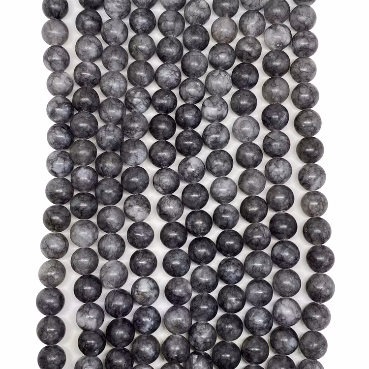 Jade frostade 8 mm stone