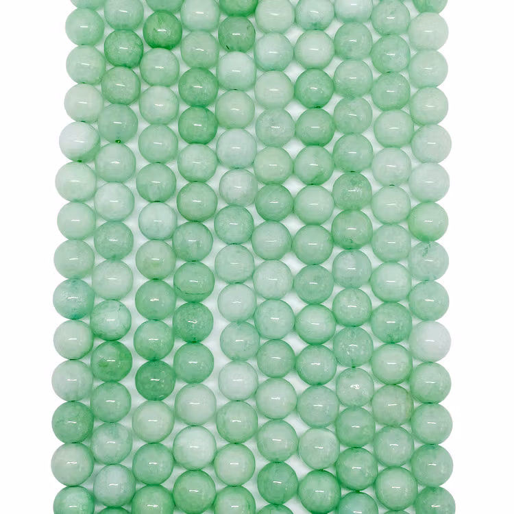 Kalcedon 8 mm minty green