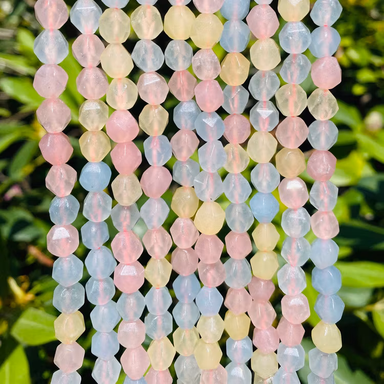 Jade 8x7 mm peaceful pastel