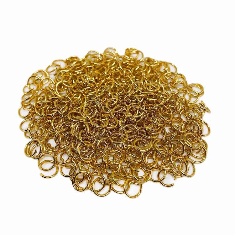 Bindringar 6 mm stål guld
