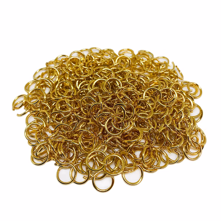 Bindringar 8 mm stål guld