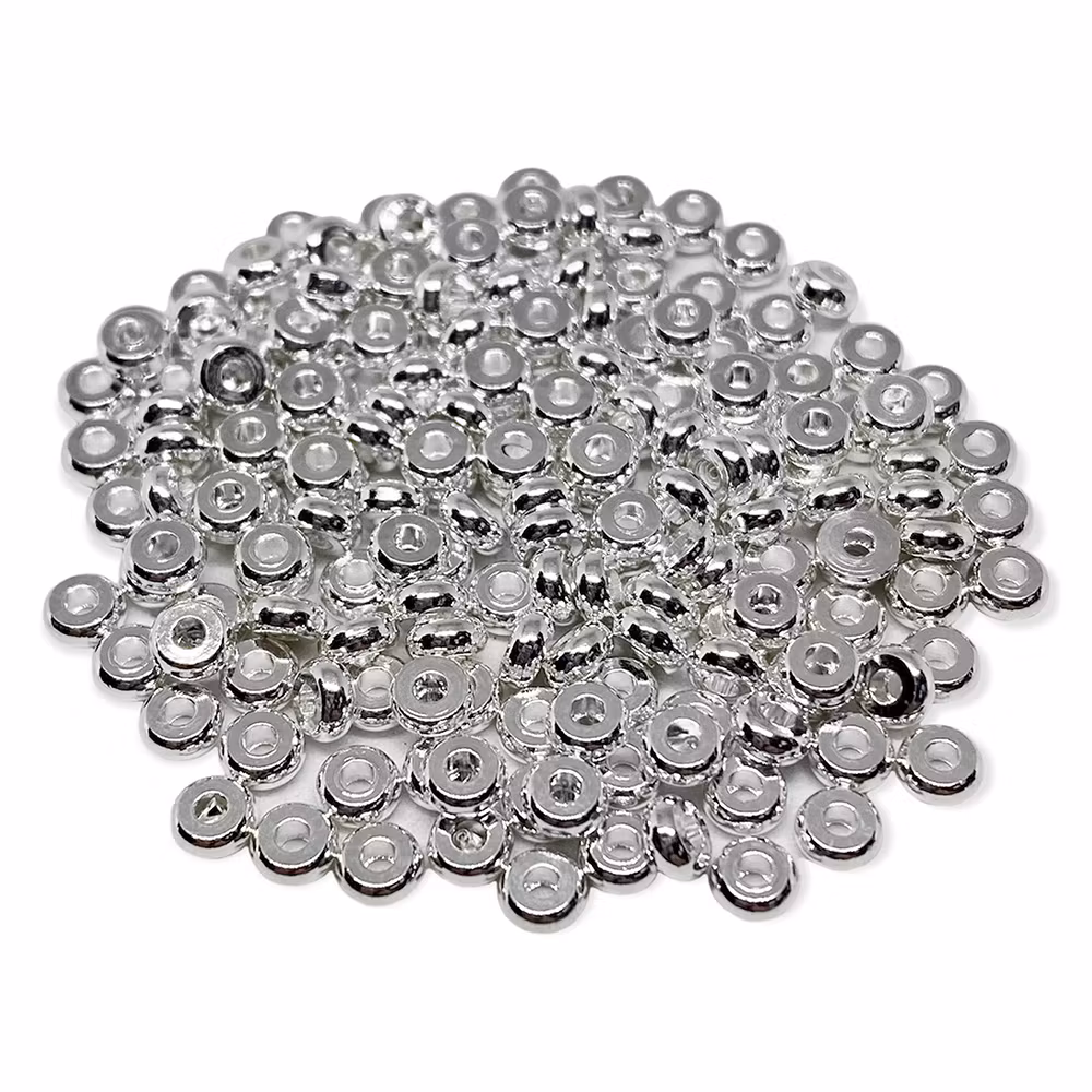 Donuts mini 4 mm silver