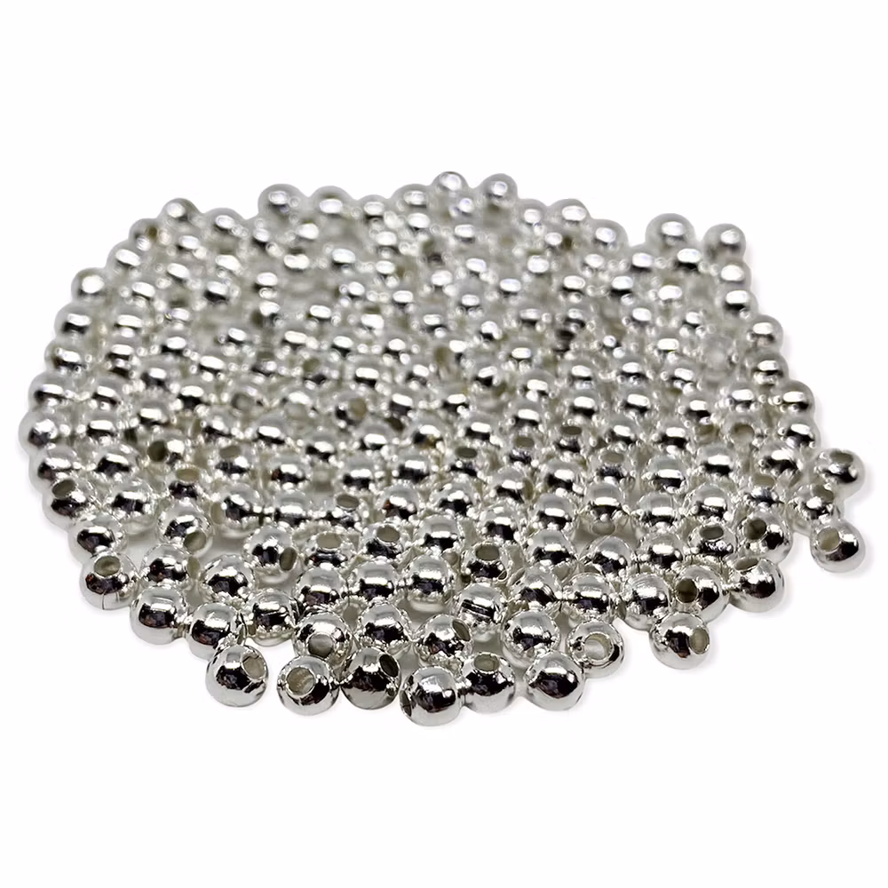 Metallpärlor 3 mm silver